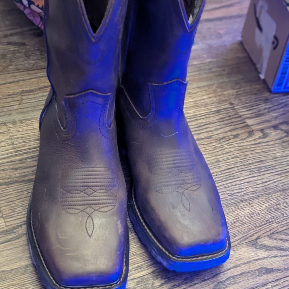 Justin Boots Dark Brown Sz 10D